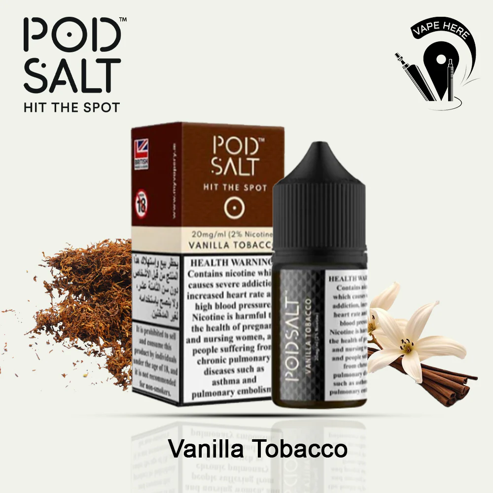 Pod Salt Vanilla Tobacco - NicSalt - Image 3