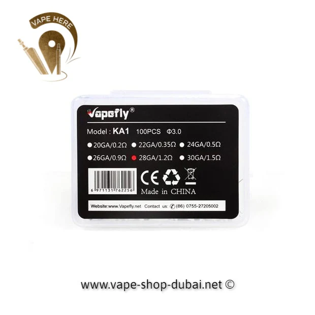 Vapefly KA1 Prebuilt coil-100pcs