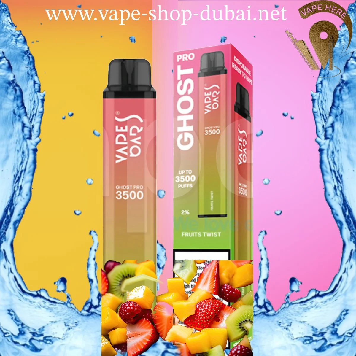 VAPES BAR - GHOST PRO 3500 PUFFS DISPOSABLE VAPE - Image 43