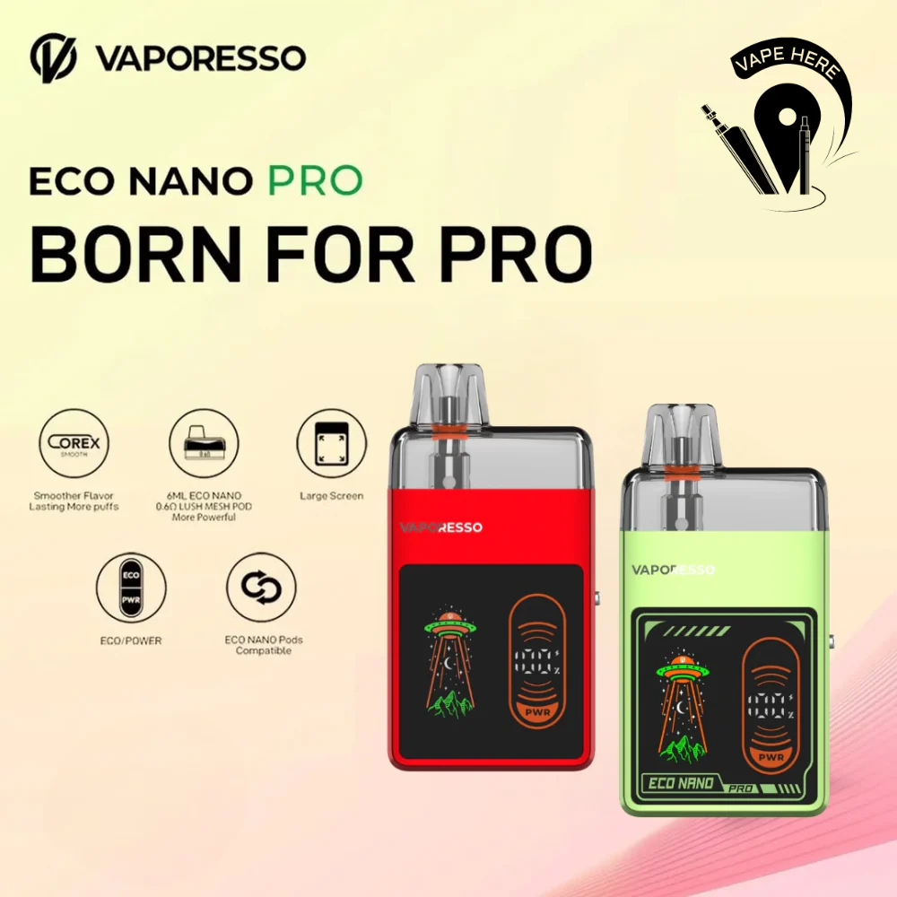 VAPORESSO ECO NANO PRO KIT 1000mAh - Image 2