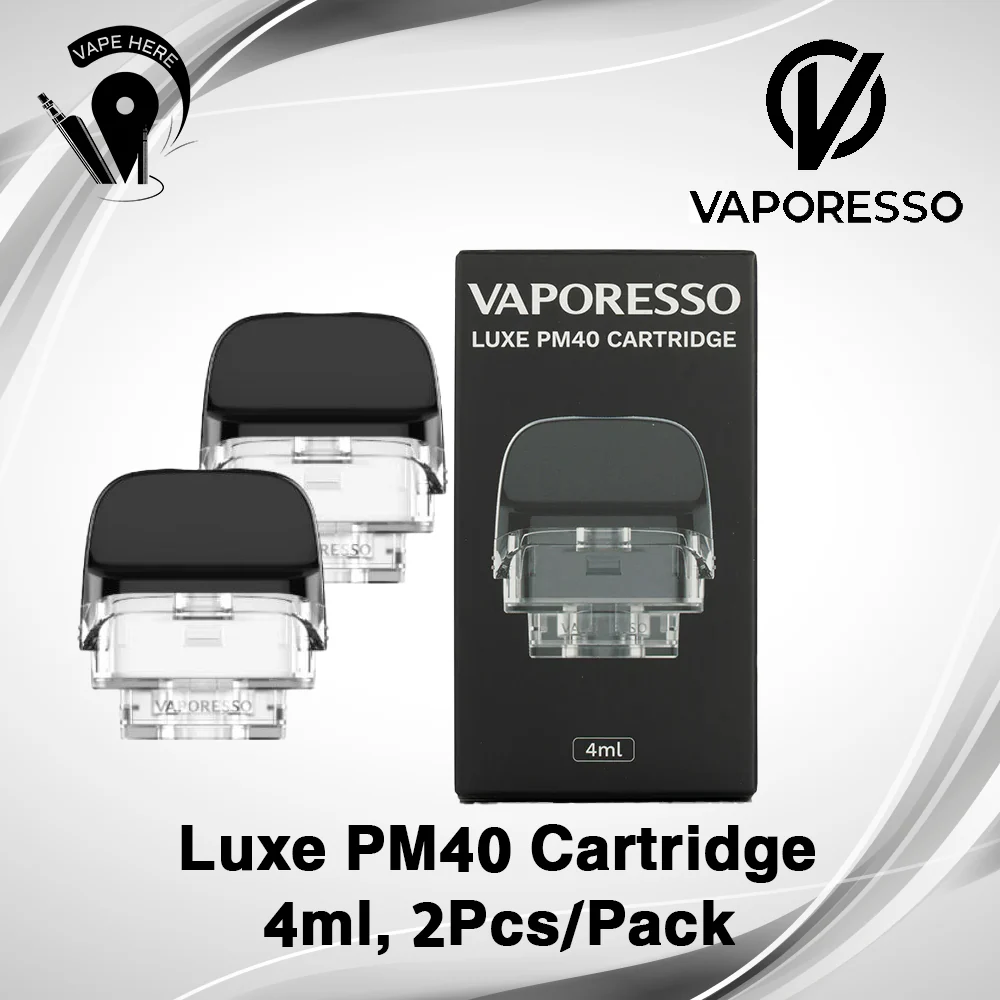 VAPORESSO LUXE PM40 REPLACEMENT EMPTY POD CARTRIDGE 4ML 2PCS - Image 3