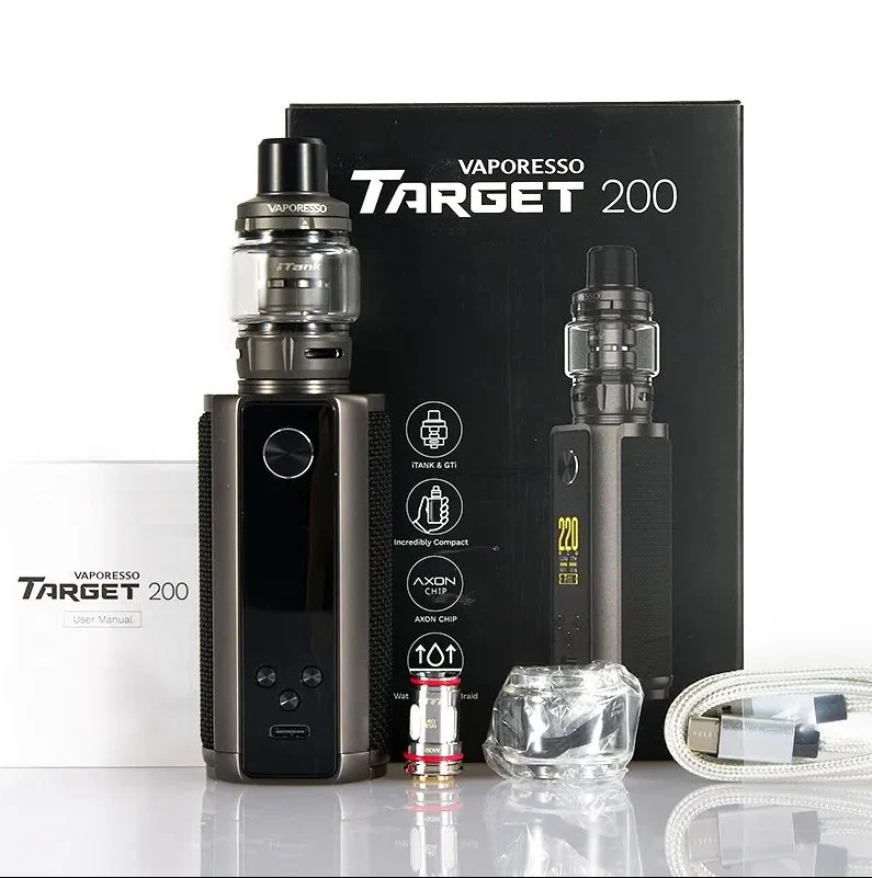 VAPORESSO TARGET 200 VAPE KIT WITH 8ML iTANK - Image 3