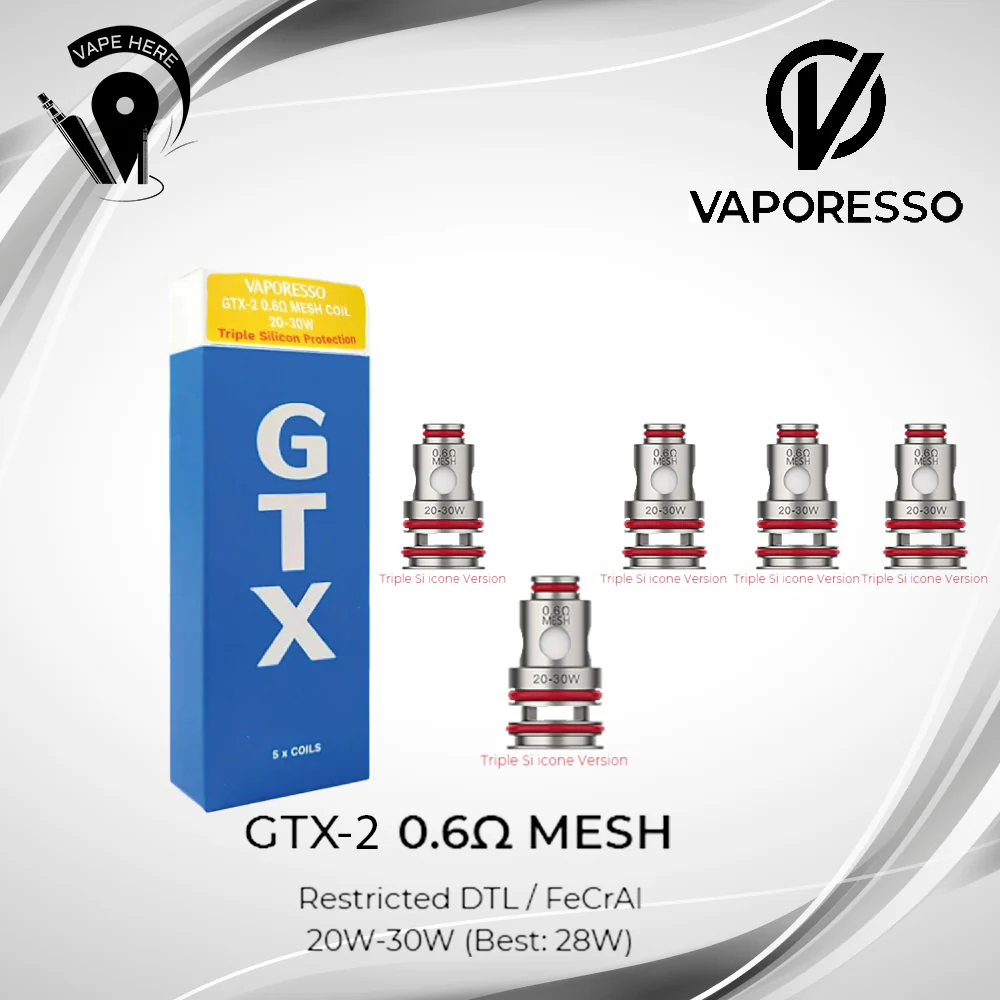 Vaporesso GTX \ GTX 2 Replacement Coils – 5 pcs - Image 12