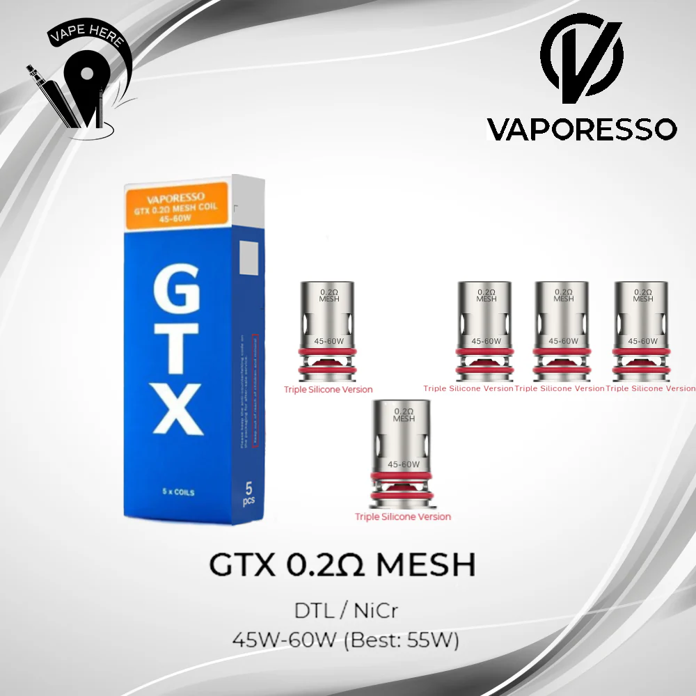 Vaporesso GTX \ GTX 2 Replacement Coils – 5 pcs - Image 5