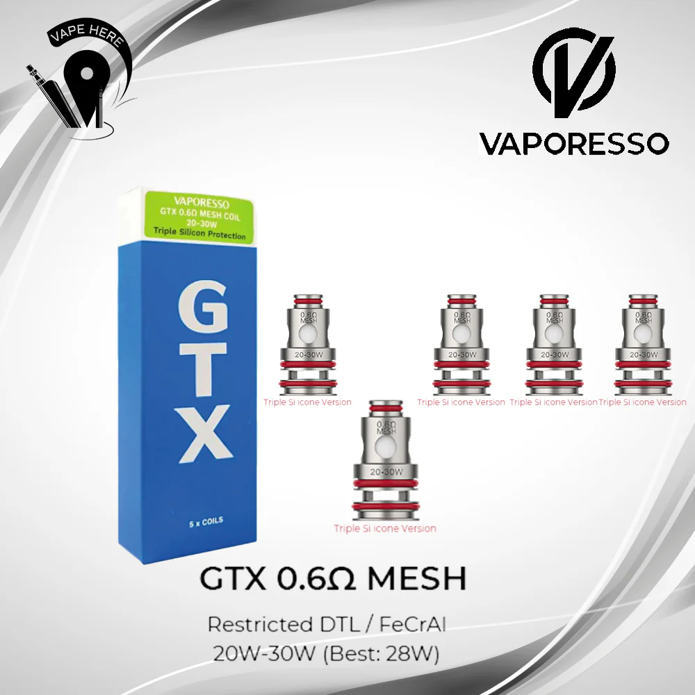 Vaporesso GTX \ GTX 2 Replacement Coils – 5 pcs - Image 7