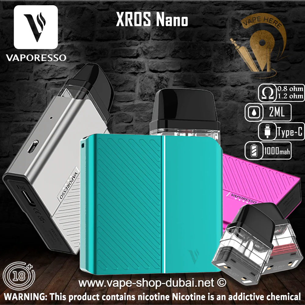 VAPORESSO XROS NANO 1000mAh POD SYSTEM - Image 3