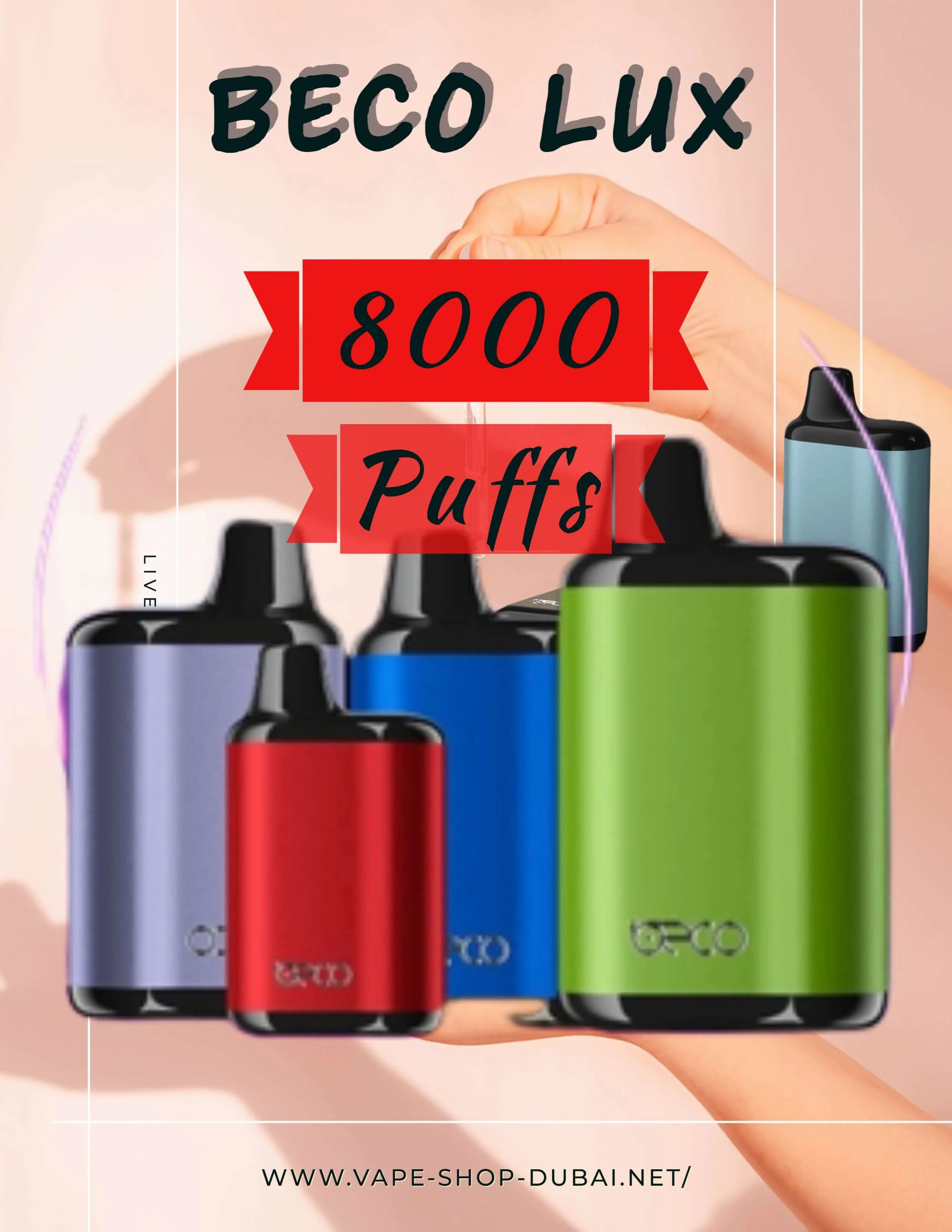VAPTIO BECO LUX 8000 PUFFS DISPOSABLE VAPE - Image 5
