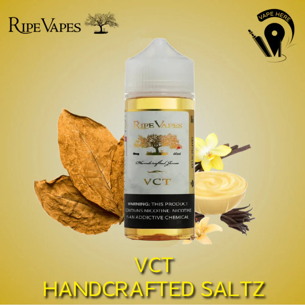 VCT ORIGINAL 60 & 120ml E-Liquids (Vanilla, Custard, Tobacco) - VCT Collection from Ripe Vapes - Image 3