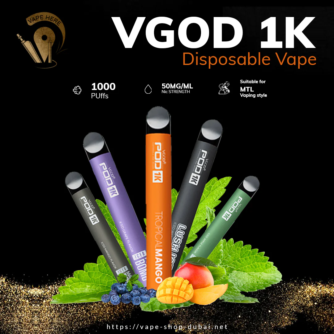 VGOD POD 1K DISPOSABLE DEVICE (1,500 PUFFS) - Image 3
