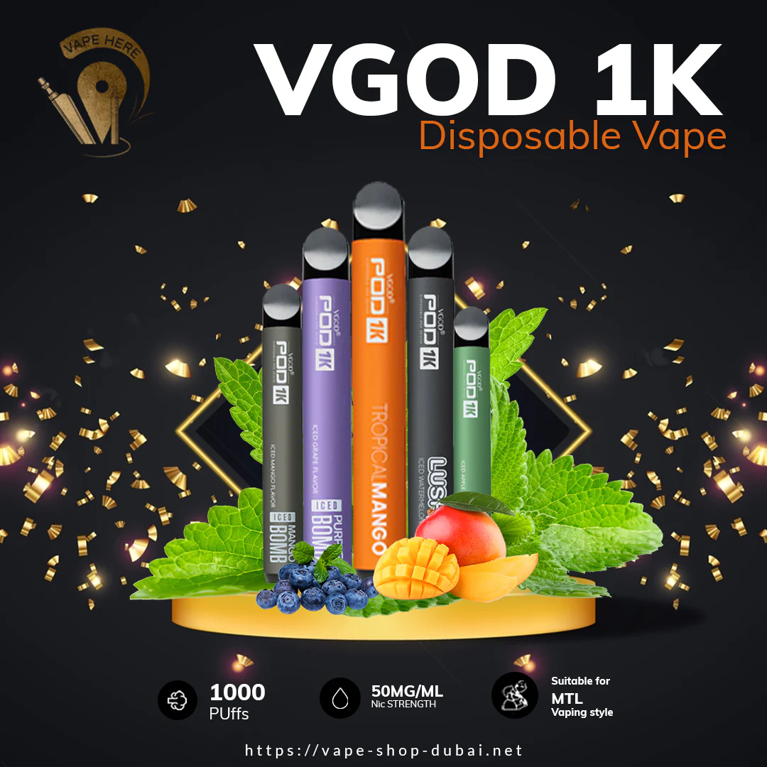 VGOD POD 1K DISPOSABLE DEVICE (1,500 PUFFS) - Image 4