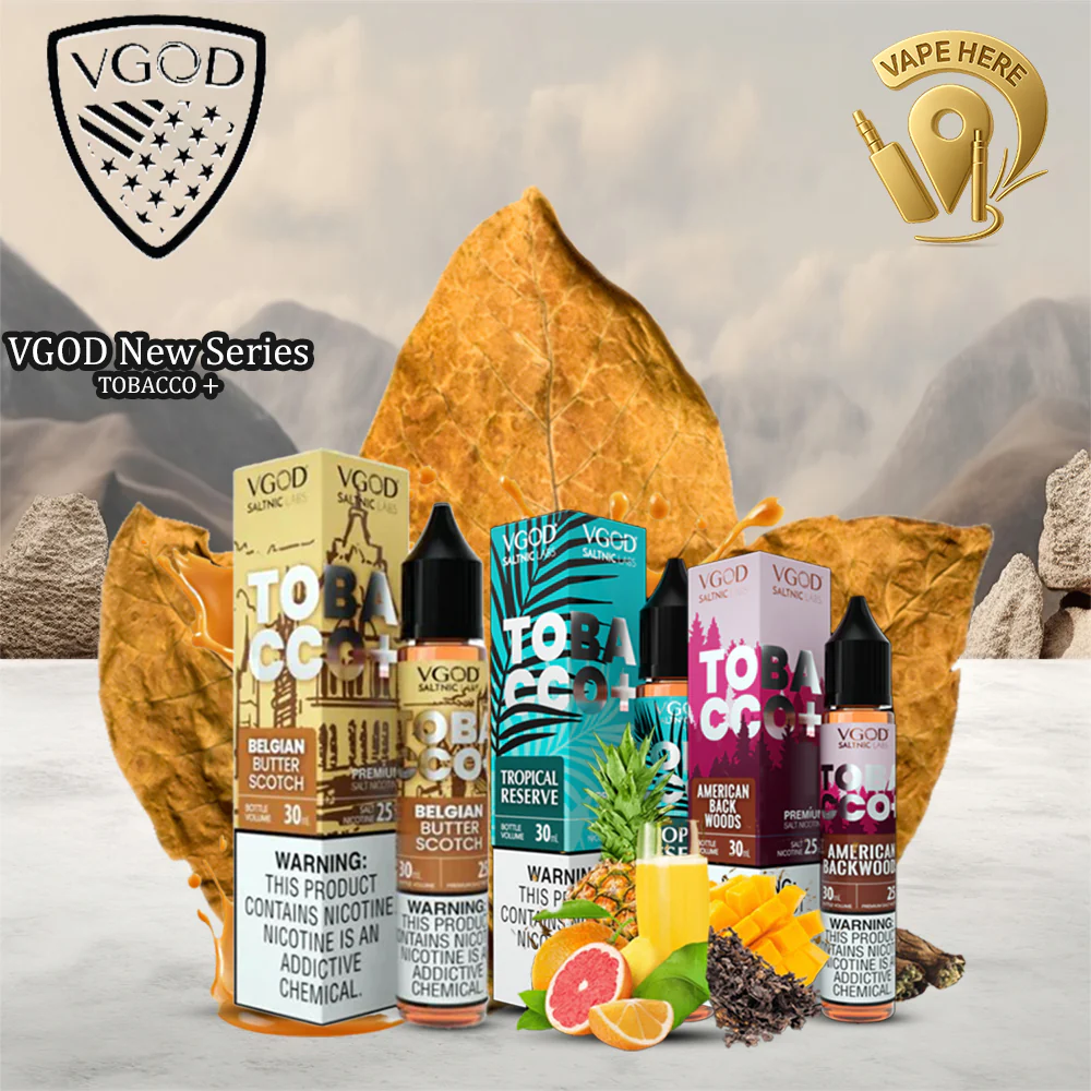 VGOD TOBACCO + Series NicSalt 30ml - Image 2