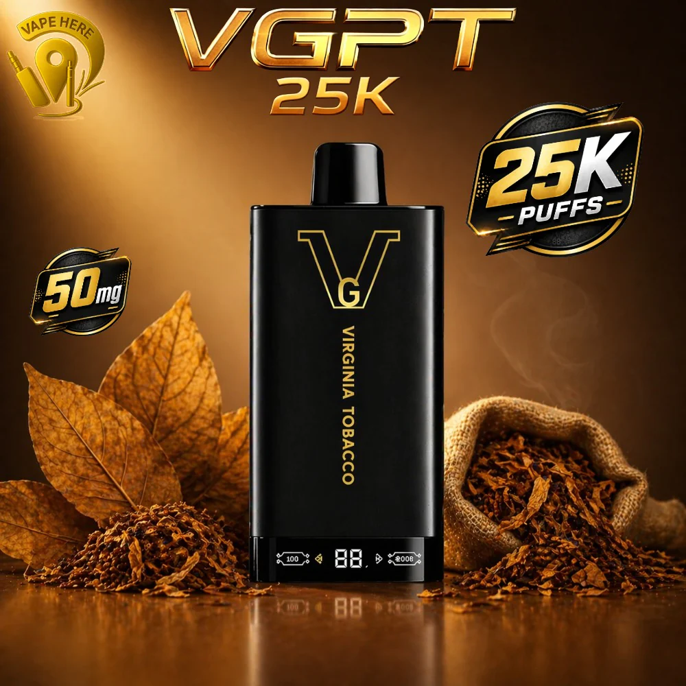 VGPT 25K Disposable Vape 25000 Puffs with LED Screen (20mg & 50mg Nicotine) - Image 20