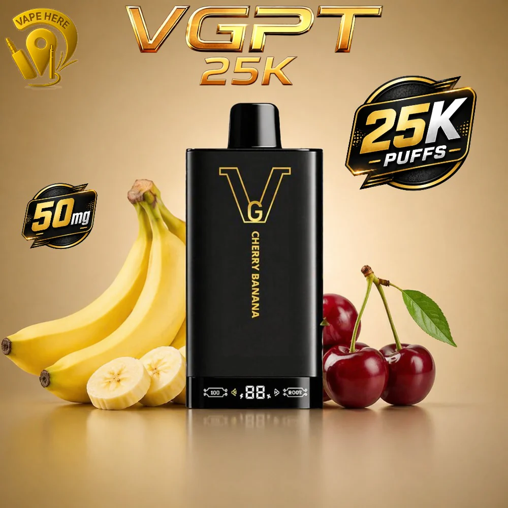 VGPT 25K Disposable Vape 25000 Puffs with LED Screen (20mg & 50mg Nicotine) - Image 6