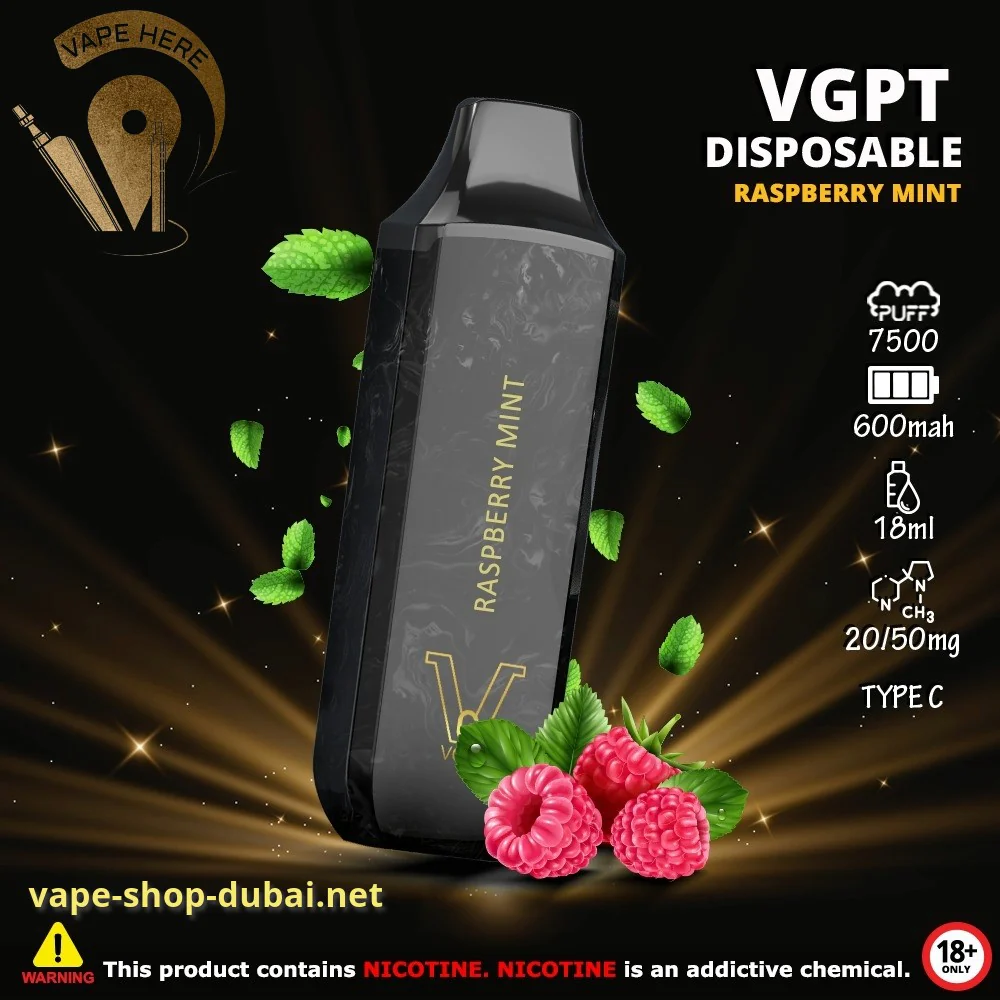 VGPT DISPOSABLE VAPE 7500 PUFFS 0MG, 20MG & 50MG - Image 10