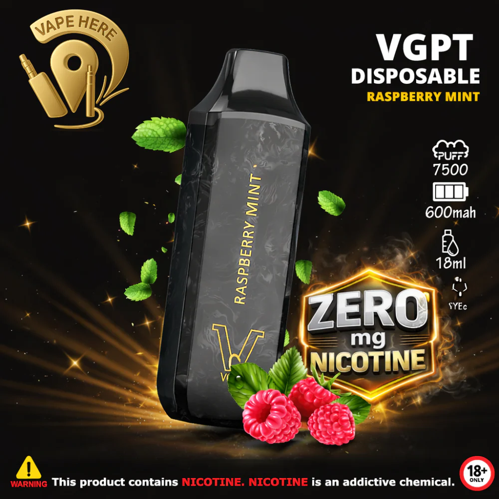 VGPT DISPOSABLE VAPE 7500 PUFFS 0MG, 20MG & 50MG - Image 15
