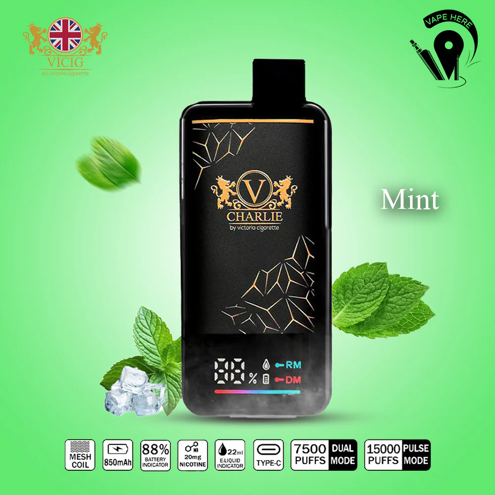 VICIG CHARLIE 15000 Puffs Disposable Vape 50mg & 20mg - Image 3