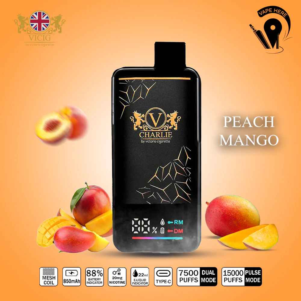VICIG CHARLIE 15000 Puffs Disposable Vape 50mg & 20mg - Image 4