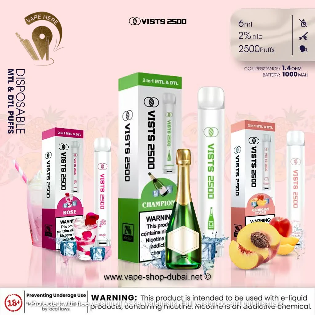 Vists 2500 Disposable 20mg MTL & DTL (2500 Puffs) - Image 5