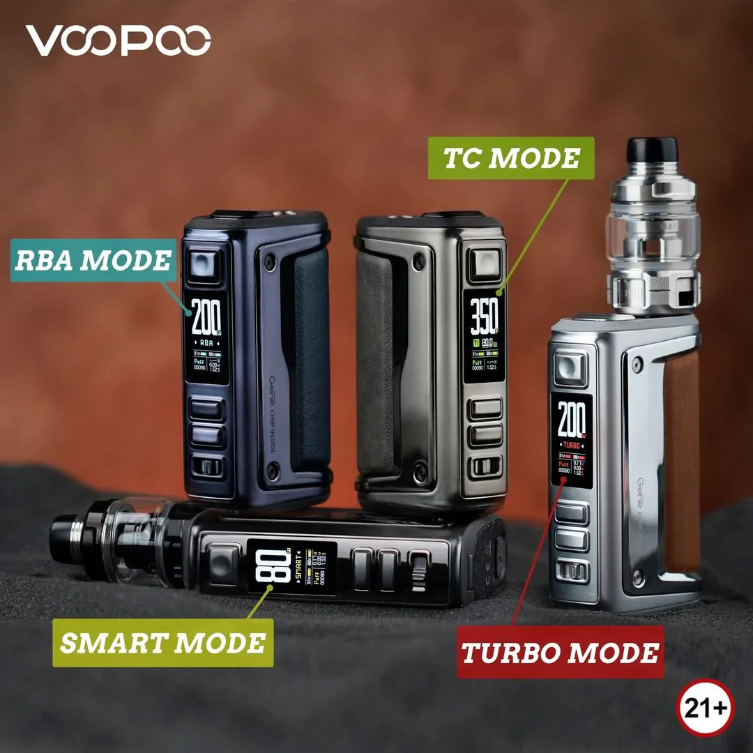 VOOPOO ARGUS GT2 200W Starter Kit with 6.5ml Maat Tank New - Image 8