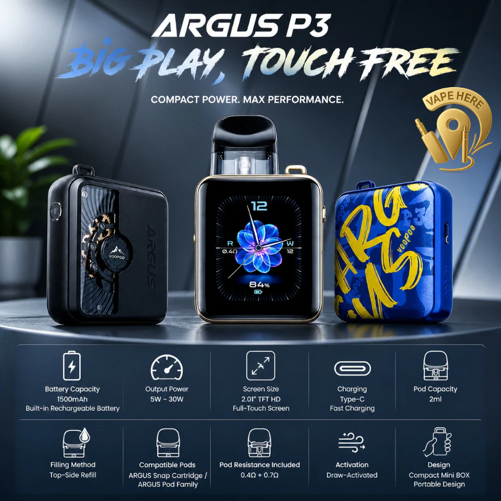 VOOPOO Argus P3 Pod System Kit 1500mAh - Image 2