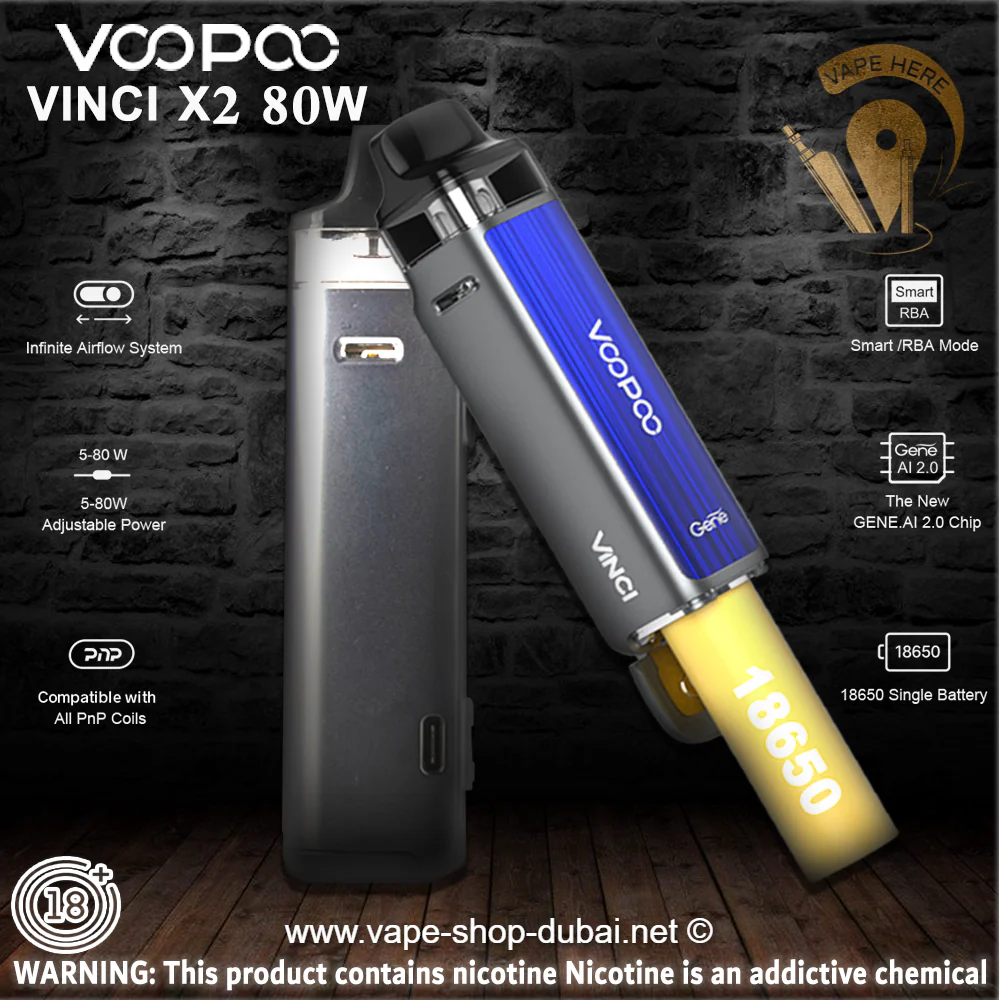VOOPOO VINCI X 2 Pod Kit 6.5ml - Image 3
