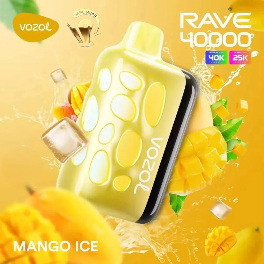 VOZOL RAVE 40K DISPOSABLE VAPE (Dual Power Mode) - Image 8