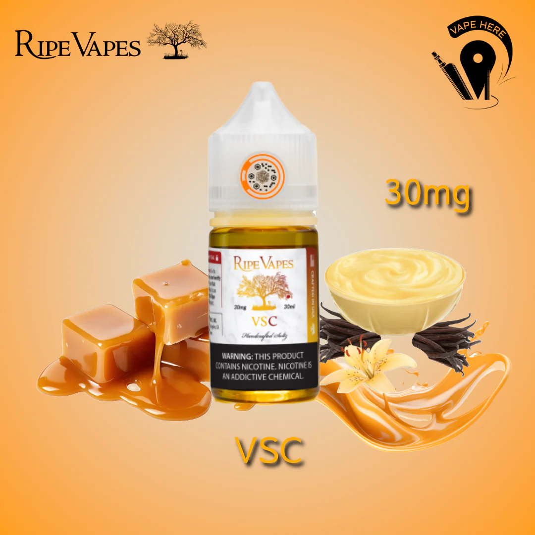 VSC Vanilla Sweet Caramel 30ml NicSalt - Ripe Vapes - Image 2