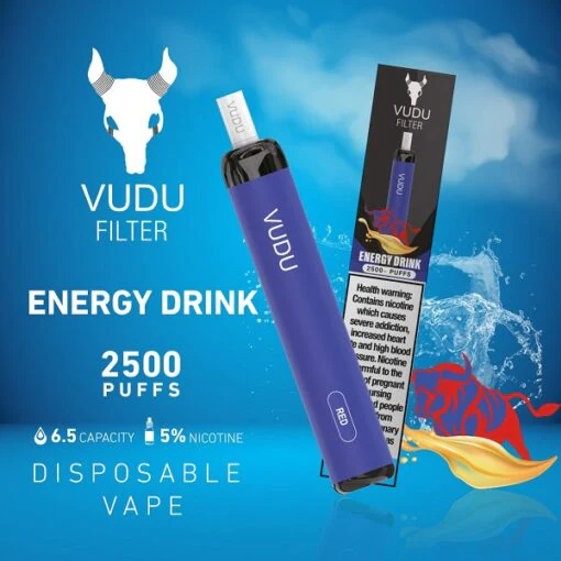 VUDU FILTER DISPOSABLE 2500 PUFFS (50MG) - Image 10