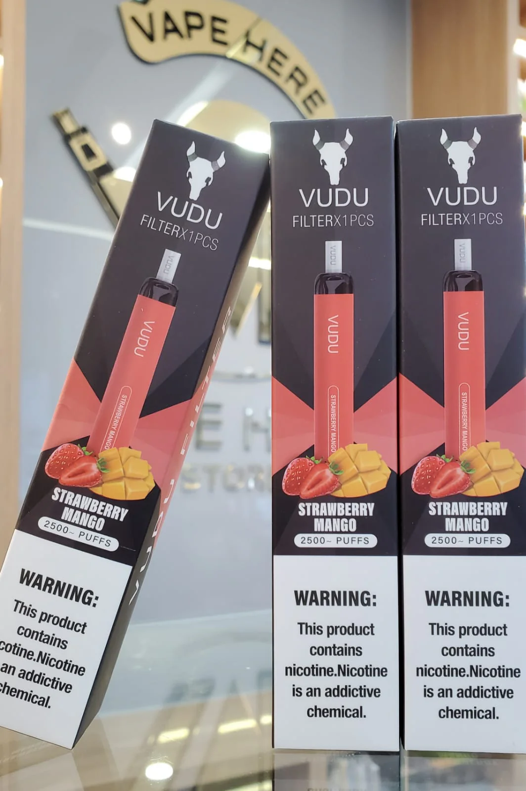 VUDU FILTER DISPOSABLE 2500 PUFFS (50MG) - Image 13