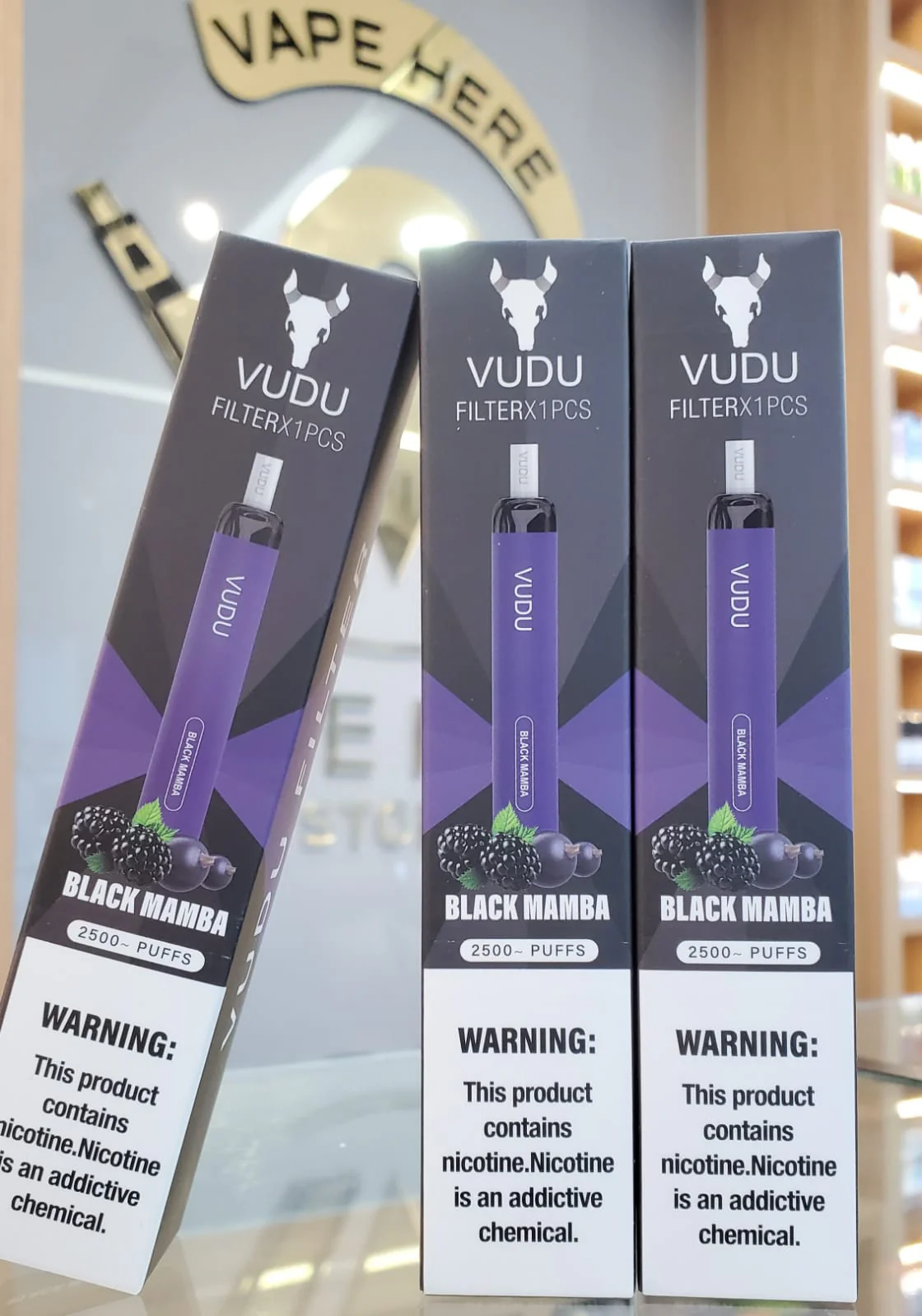 VUDU FILTER DISPOSABLE 2500 PUFFS (50MG) - Image 15