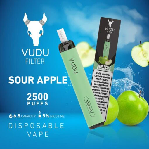 VUDU FILTER DISPOSABLE 2500 PUFFS (50MG) - Image 8