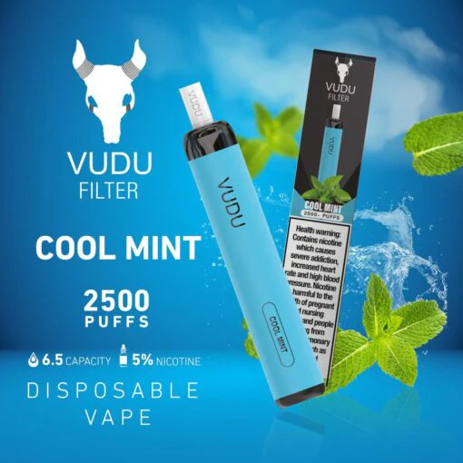 VUDU FILTER DISPOSABLE 2500 PUFFS (50MG) - Image 9