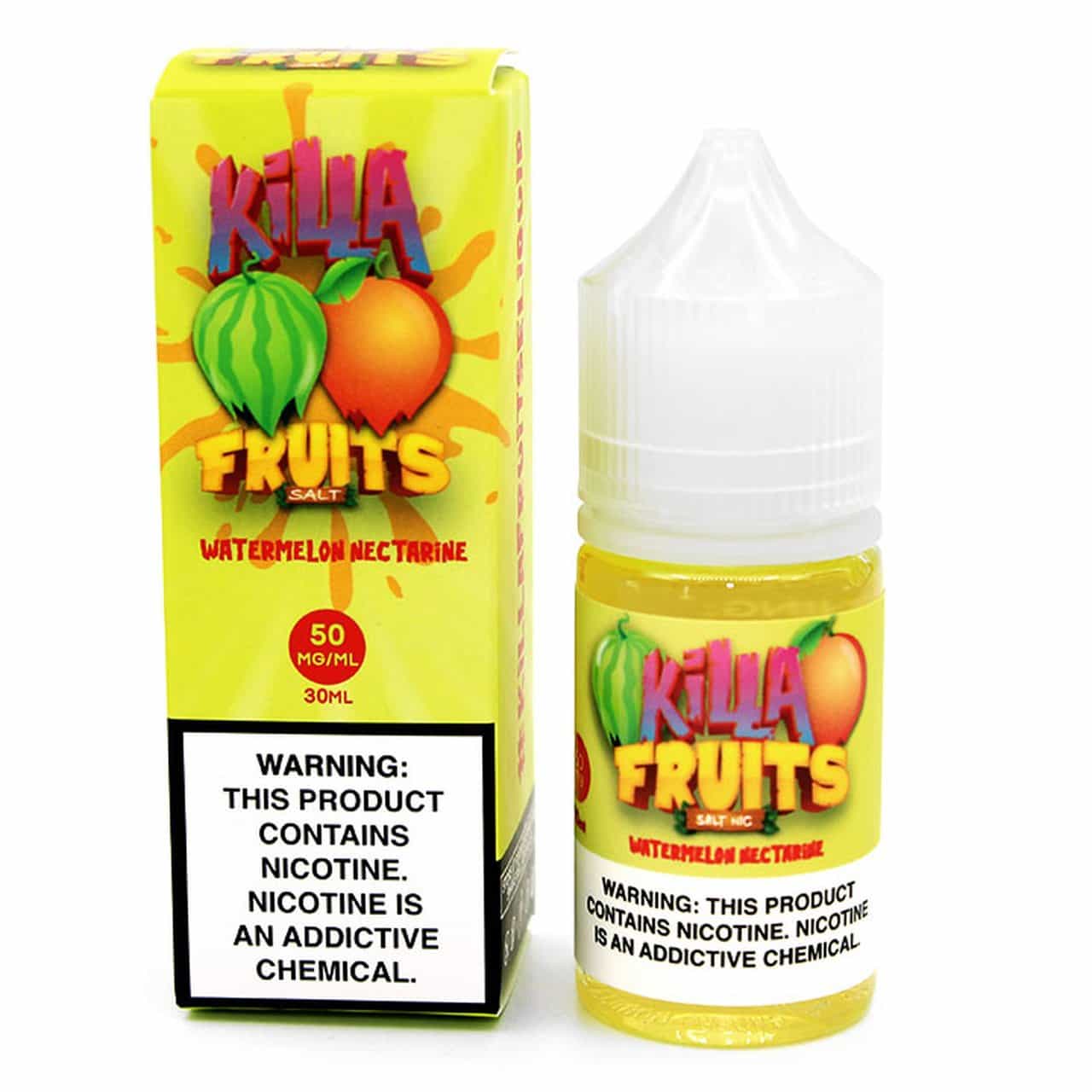 Watermelon Nectarine 30ml Saltnic by Killa Fruits - Image 4