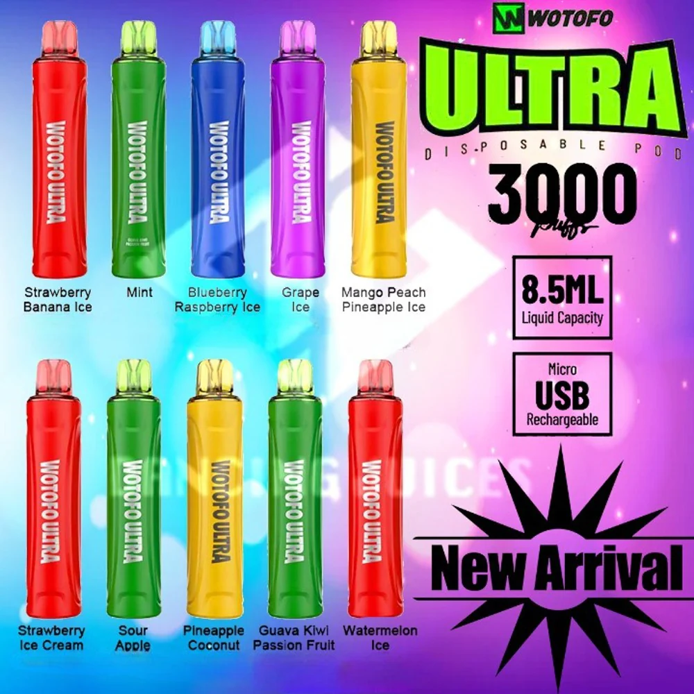 WOTOFO Ultra Disposable 3000 Puffs-20mg - Image 3