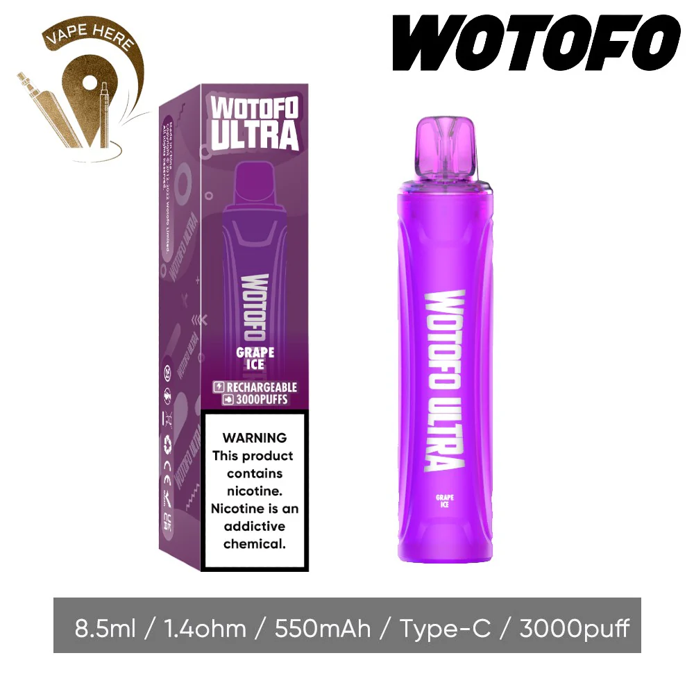 WOTOFO Ultra Disposable 3000 Puffs-20mg - Image 6