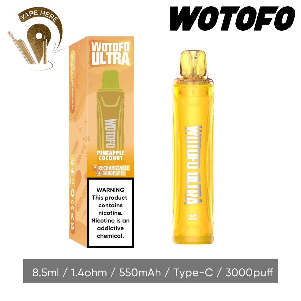 WOTOFO Ultra Disposable 3000 Puffs-20mg - Image 8
