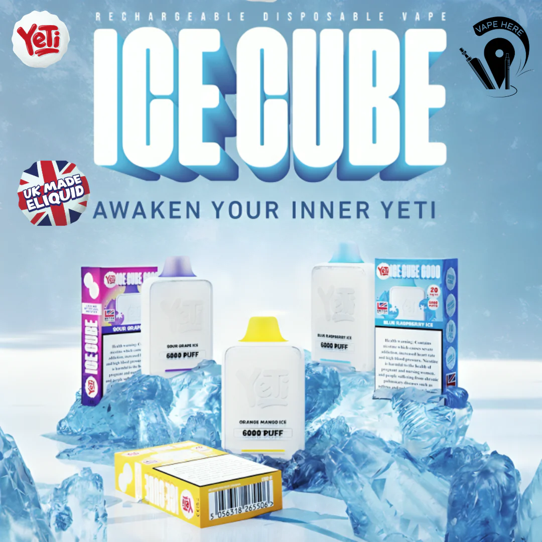 Yeti Ice Cube 6000 Puffs Disposable Vape 20mg