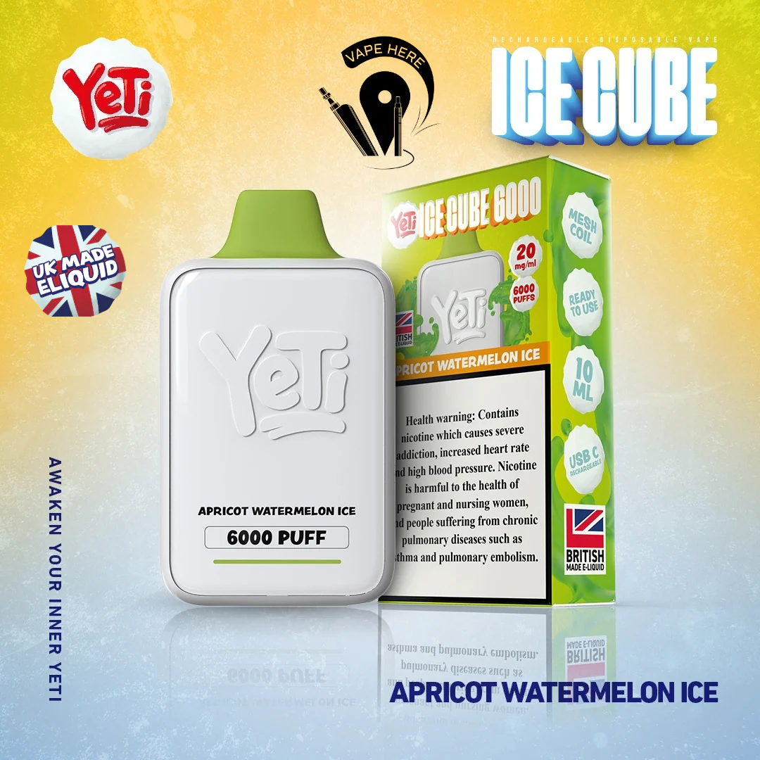 Yeti Ice Cube 6000 Puffs Disposable Vape 20mg - Image 11