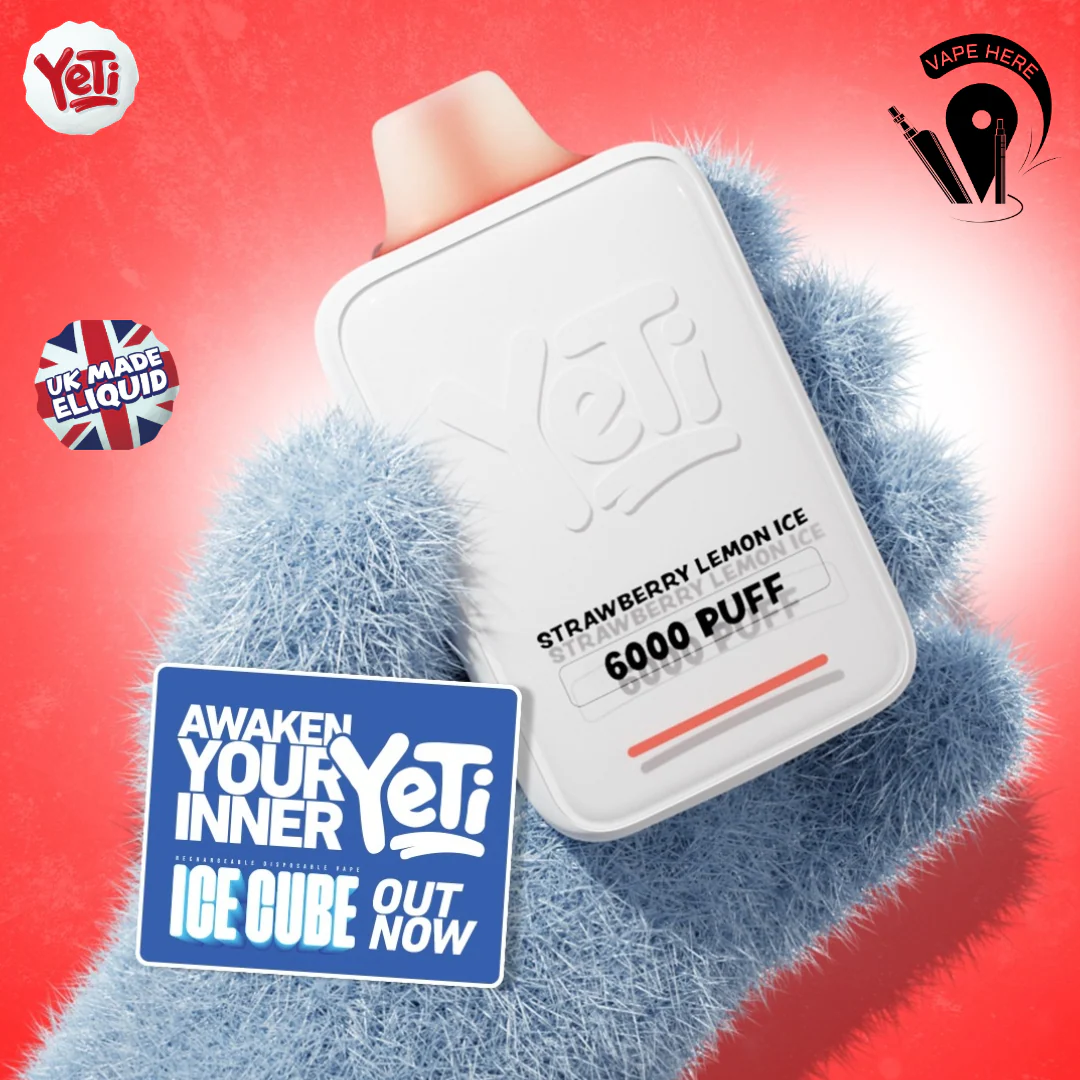 Yeti Ice Cube 6000 Puffs Disposable Vape 20mg - Image 3