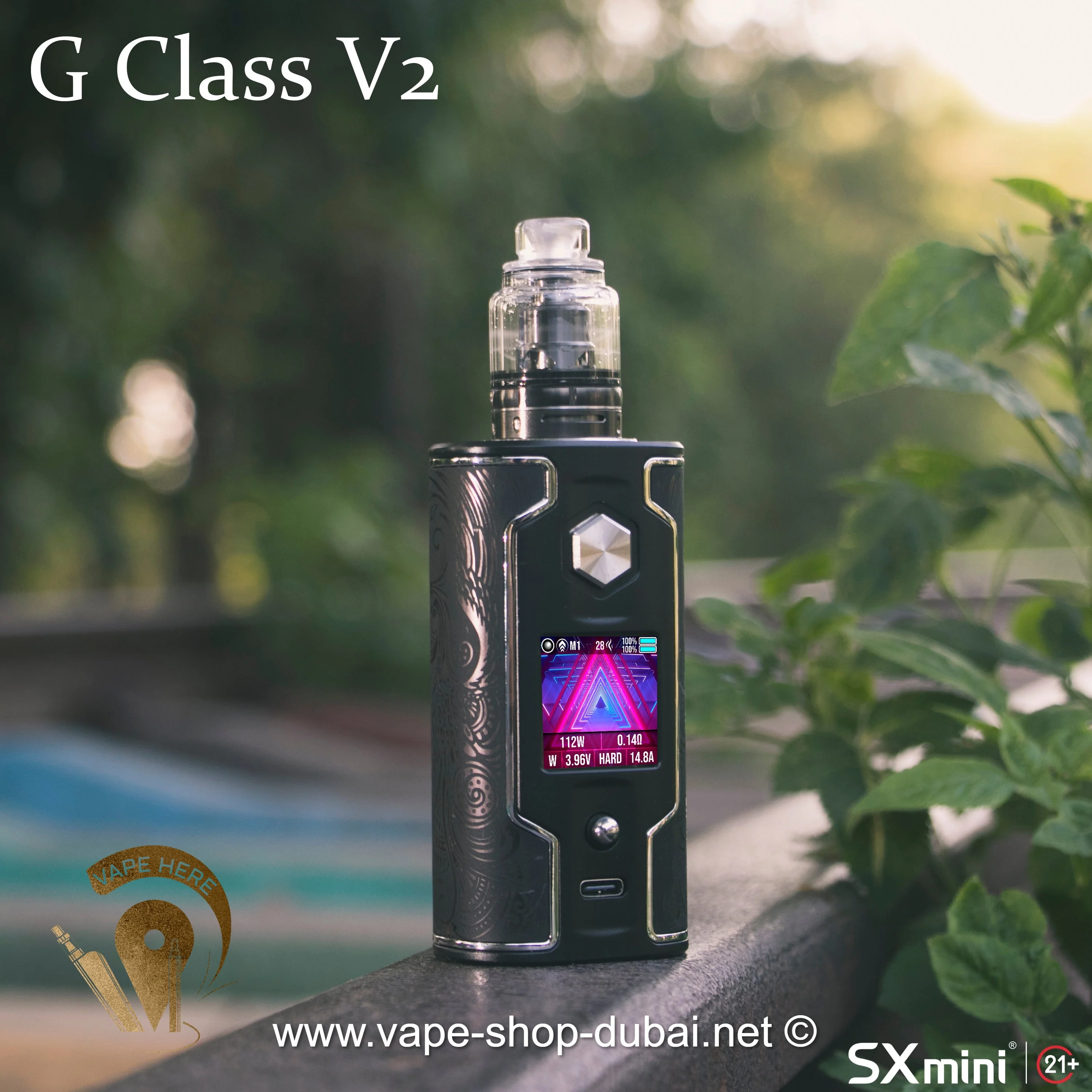 SXMINI G2 ABS BATTERY DOOR 200W BOX MOD