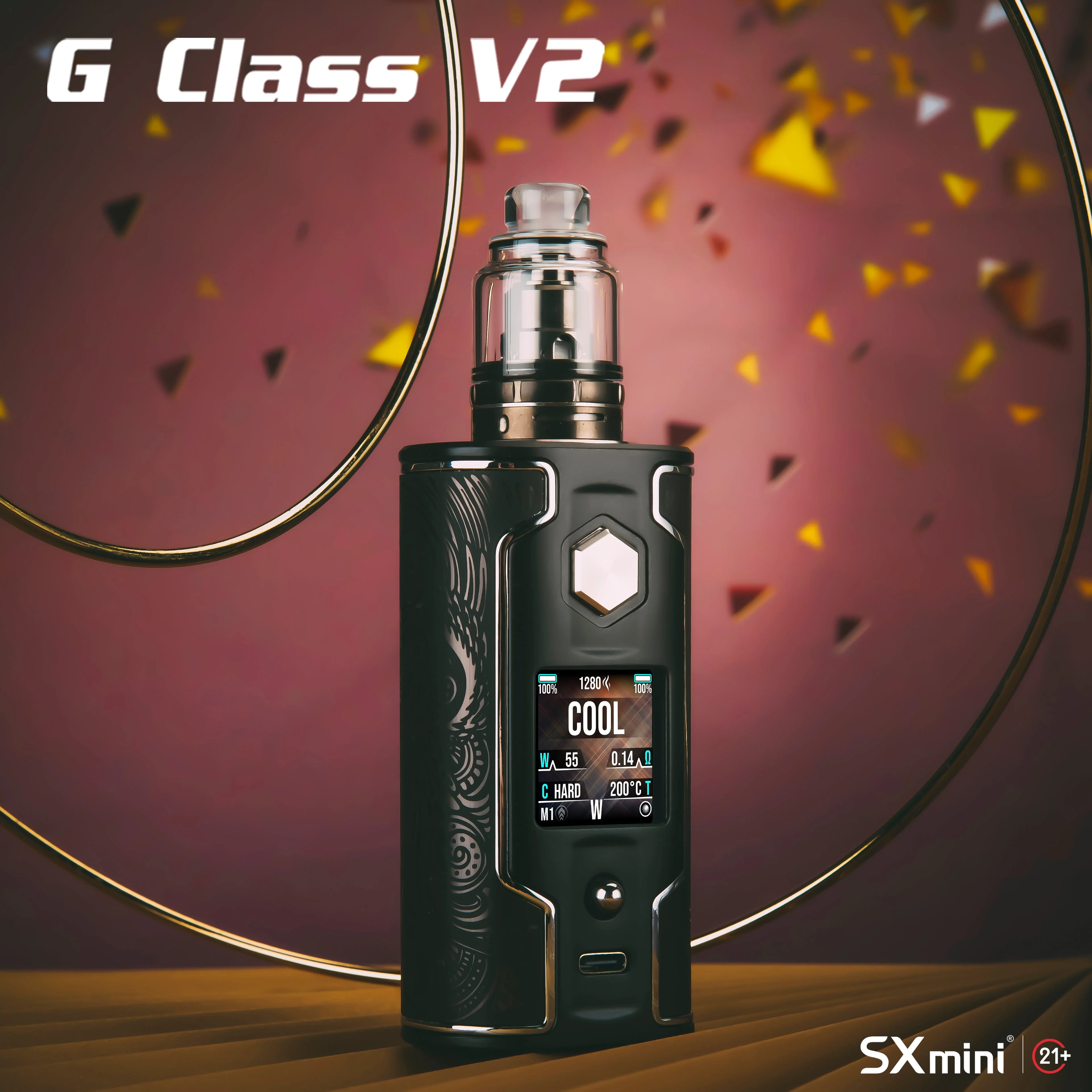 SXMINI G2 ABS BATTERY DOOR 200W BOX MOD - Image 4