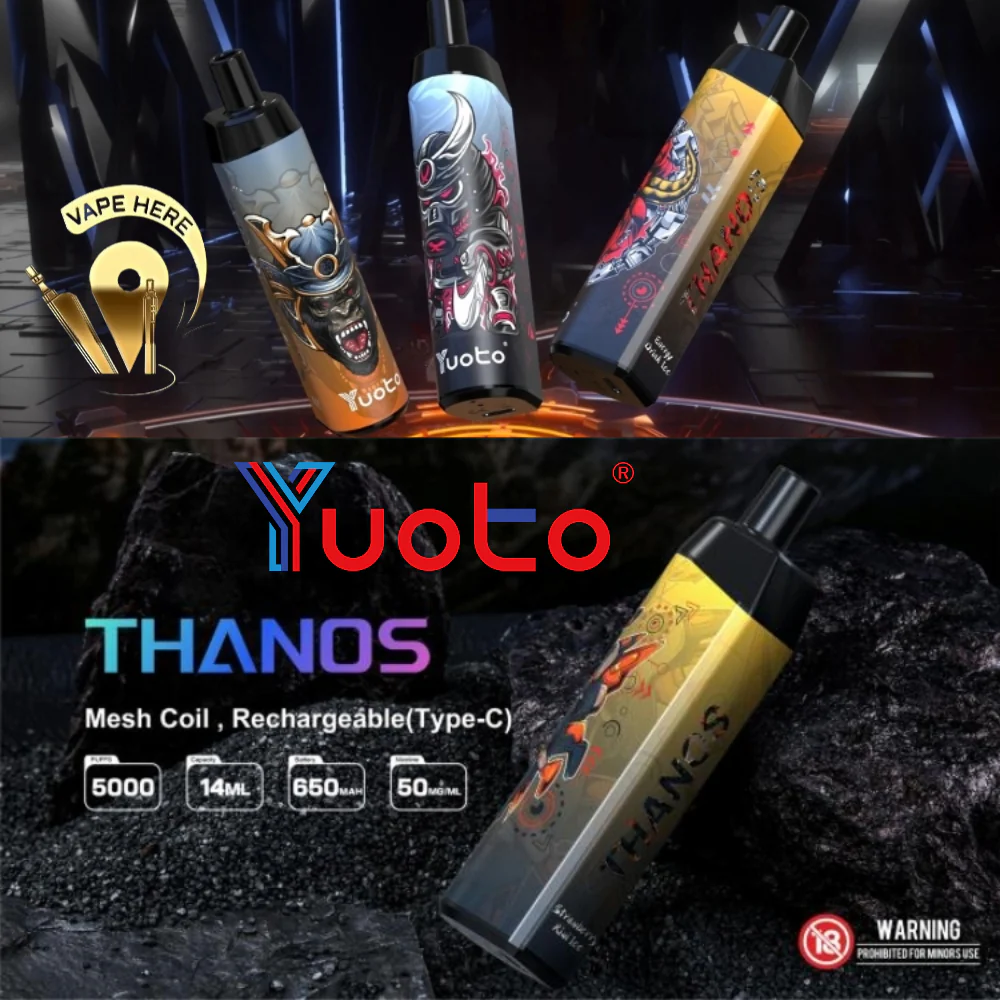 YUOTO 5000 Puffs THANOS DISPOSABLE VAPE - Image 3